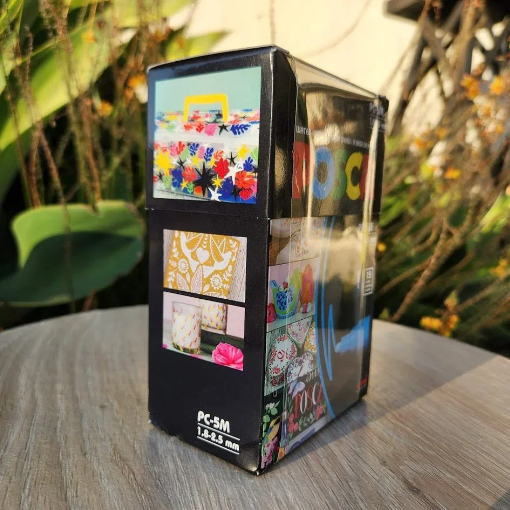NEW 15 POSCA Paint Markers 5M Medium Tip Acrylic Paint Pens Art Supplies